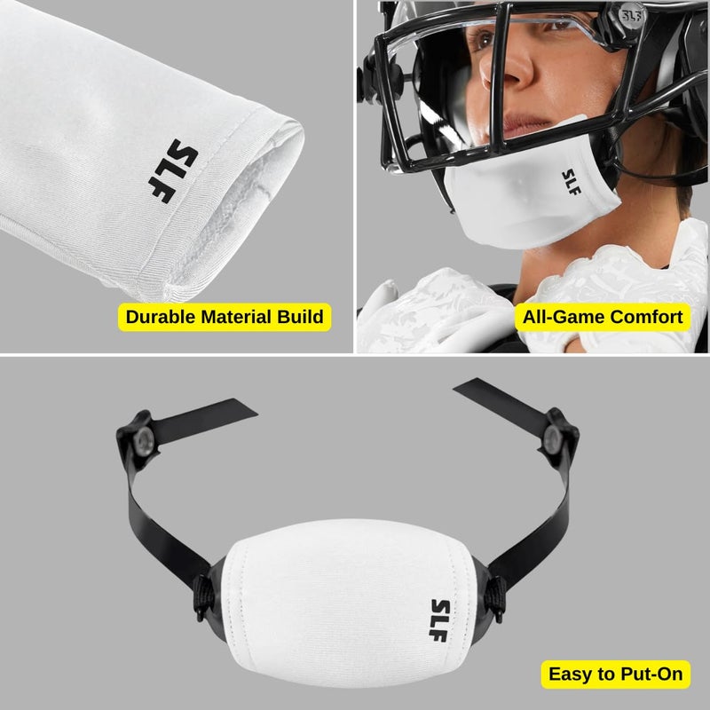 SLEEFS Football Chin Strap Cover - One Size Fits All Cushion - Shield Compatible with Virtually All Helmets - Adult and Youth - Image 4